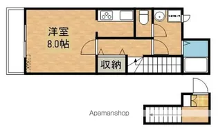 Happier清原台【2階】の間取り